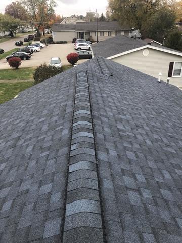 North American Contractors Roof Repair Photo Album Roof Replacement After Hail Storm Damages Roof And Siding In Greensburg In