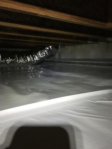 Clean, dry and water crawlspace for the life of the home