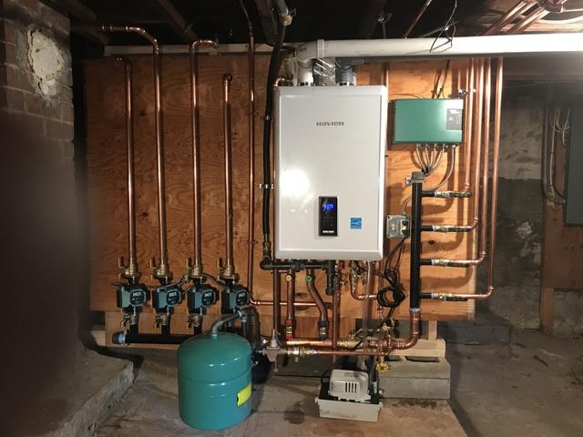 Navien Boiler installation in Branford, CT