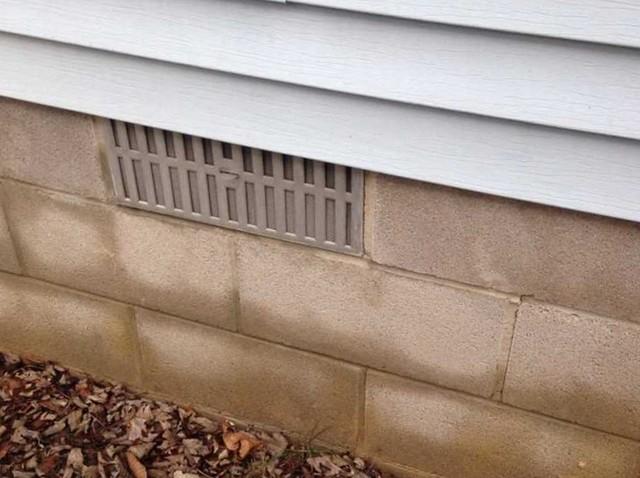 Open or unsealed vents or access doors