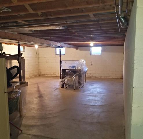 Before Basement Waterproofing