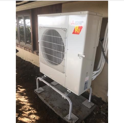 Mitsubishi Hyper Heat Ductless installation in Easton, CT