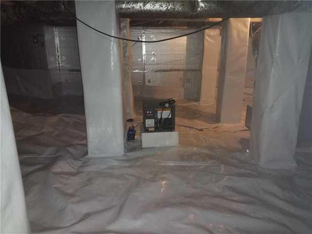 After Lowcountry Basement Systems Installed the Complete CleanSpace Encapsulation System