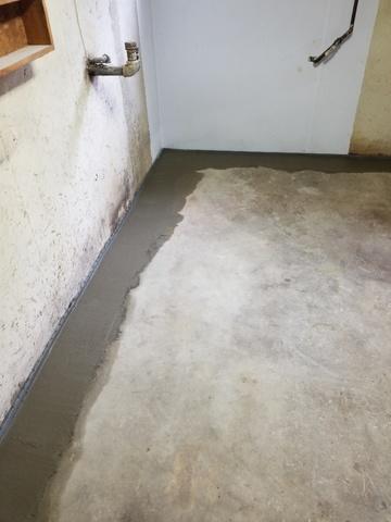 WaterGuard Basement Waterproofing System.