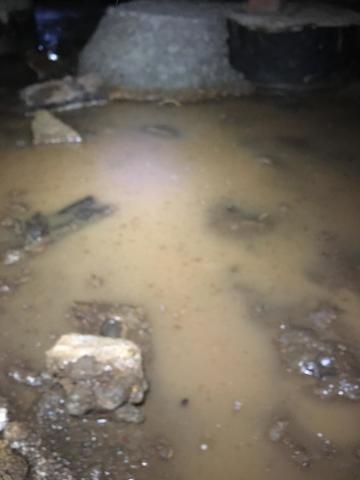 Before a Drainage System