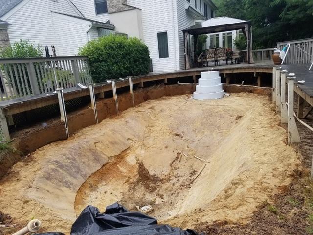 Above Ground Pool Re-Installation in Holmdel, NJ