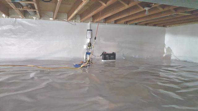 Crawl Space Transformation in Clear Lake, IA