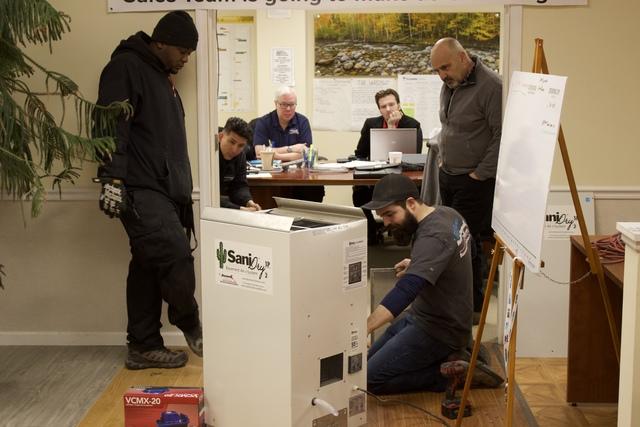 Tim Training on SaniDry Dehumidifier