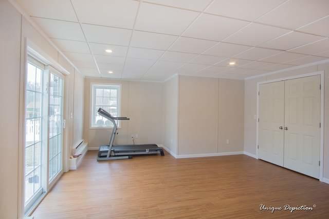 A Roomy Basement Gym