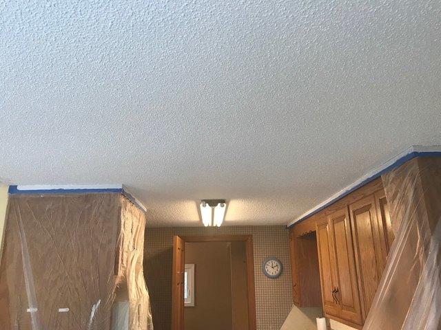 Interior Painting on Kitchen Ceiling in Coventry, CT