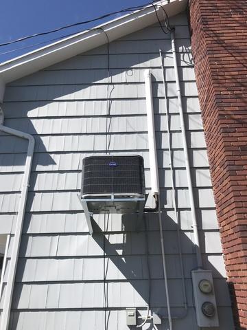 AC installation for a customer in Stamford, CT