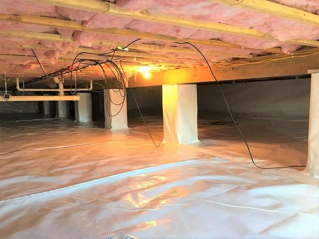 Comfortable Crawl Space