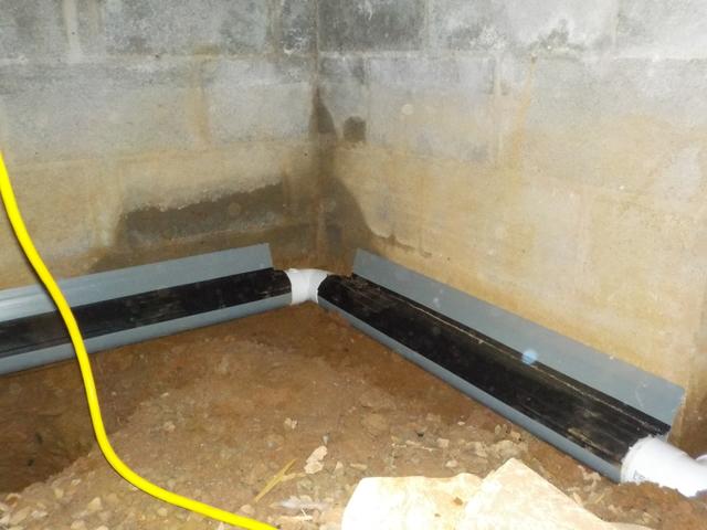 SmartPipe Drainage System Installed