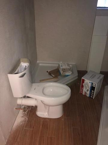 Completion of Half-Bath