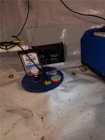 We recommend both an upgraded, high quality sump pump as well as a dehumidifier to eliminate any water from becoming an issues in your home's crawlspace.