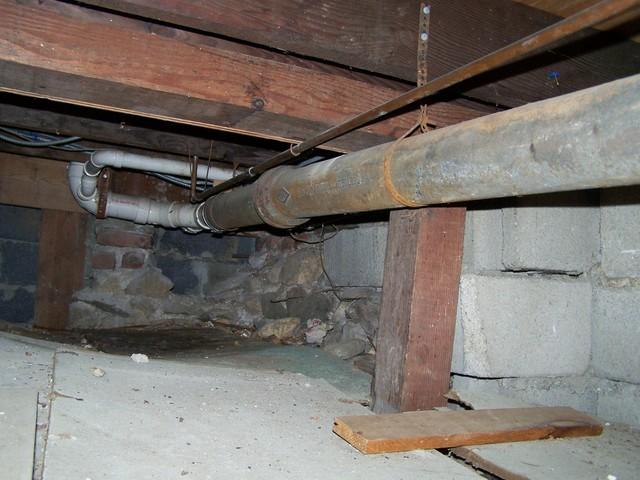 Inadequate Drainage in a Stamford, CT Crawlspace