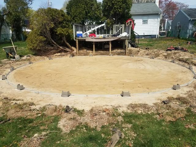 Y E S Contractors Pool Services Photo Album Above Ground Pool Take Down And Re Installation In Neptune Nj