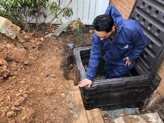 Deep Well Installation - Crawl Space Door