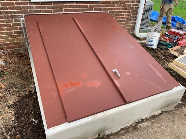 This replacement cellar door looks great on this Media, PA home.