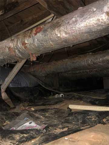 Before Lowcountry Basement Systems helped Gordon, his crawl space was a wreck!