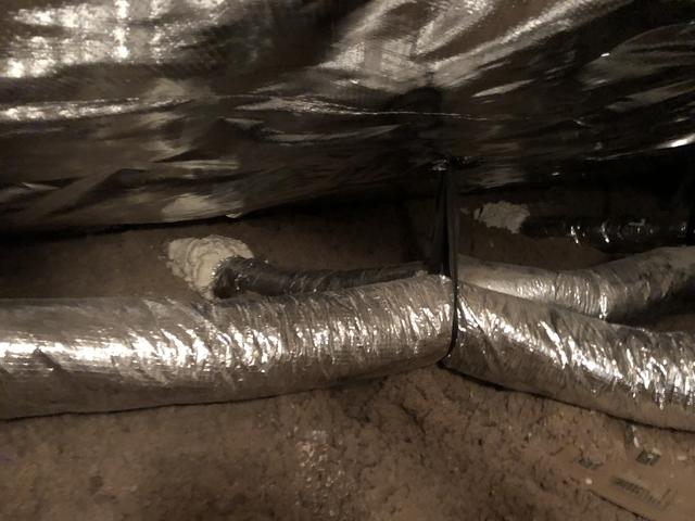 Duct Encapsulation in Attic