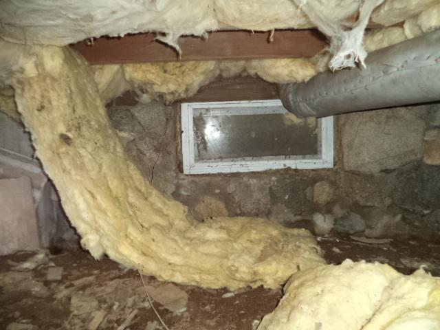 Sagging Insulation