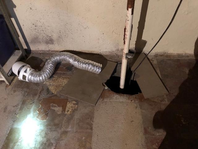 Existing Sump pump