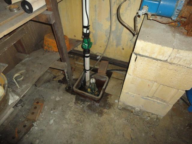 Old Sump Pump in Canton, CT