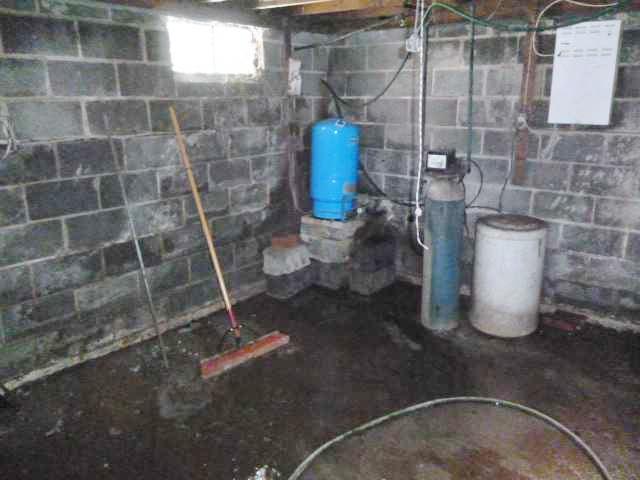 Water Puddles in Basement Columbus, NJ