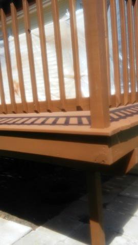 Deck Staining Completed Job