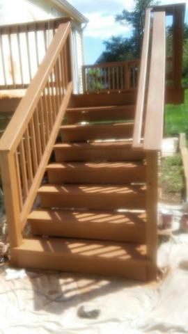 Deck Stain Completion