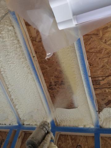 Applying Spray Foam