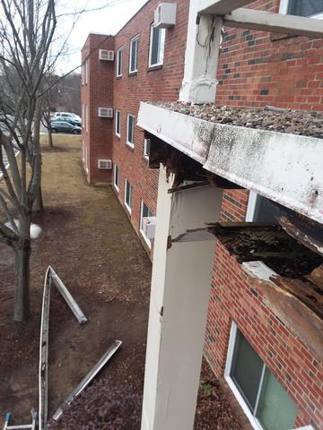 Connecticut Gutter Llc Roofing Siding And Windows Photo Album Portico In Bad Shape See How It Turned Out