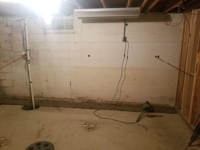 Before Foundation Repair and Waterproofing in Austin, MN