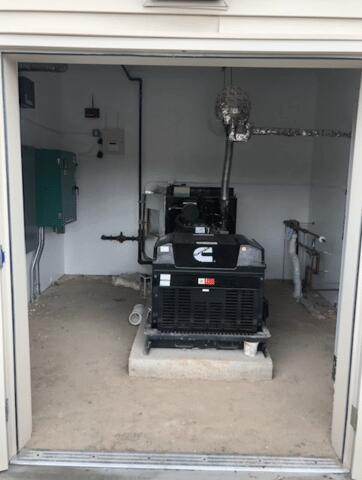 50 kw Cummings automatic standby generator that backs up the pump station