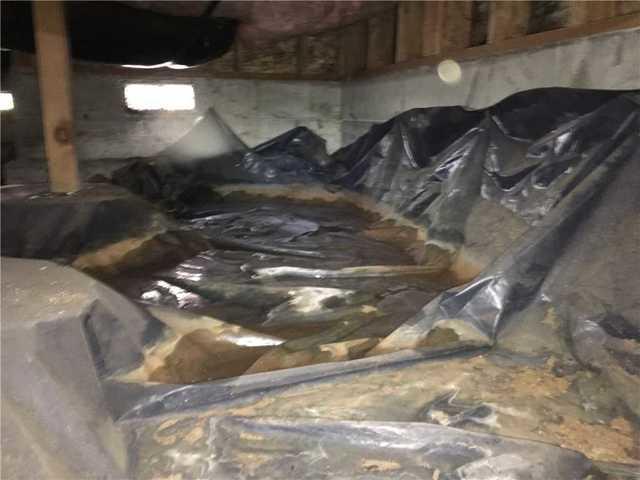 Water leaking into the crawlspace