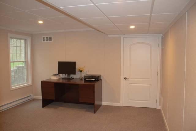 A Finished Basement Office in Westford, MA