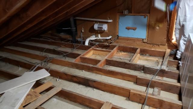 Attic insulation