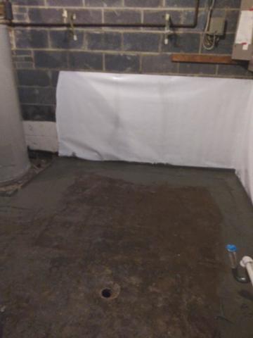 <p>This photo is a great shot of the finished look in an unfinished basement with the CleanSpace Wall in place.</p>