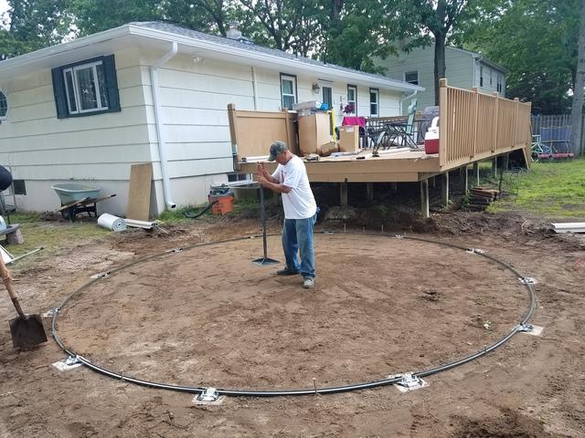 Y E S Contractors Pool Services Photo Album Above Ground Pool Installation In Old Bridge Nj