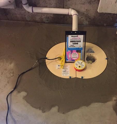 SuperSump Pump Installed