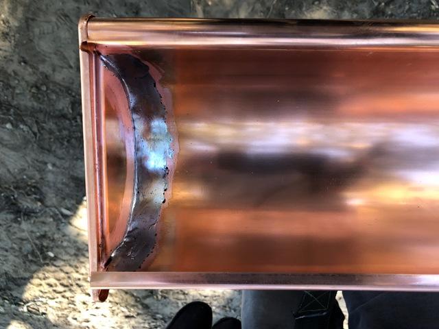 Holy City Gutterworks Seamless Gutter Installation Photo Album European Copper Steel Installation