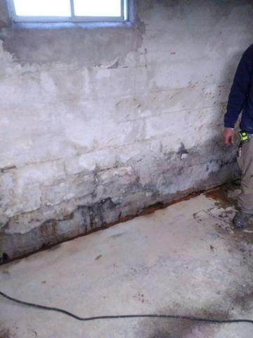 Basement Waterproofing Syracuse rusted wall