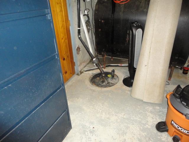Pre-existing Sump Pump in Amston, CT