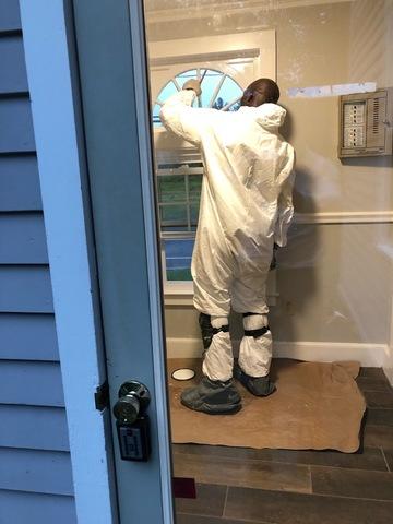 Exterior Door Painting in Hamden, CT