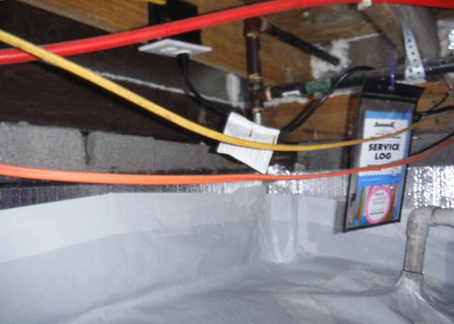 Nice and Bright Crawl Space