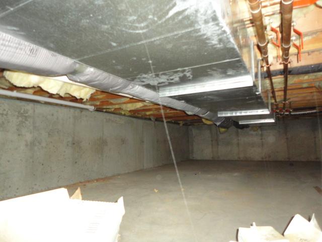 Unfinished Crawlspace in Old Greenwich, CT