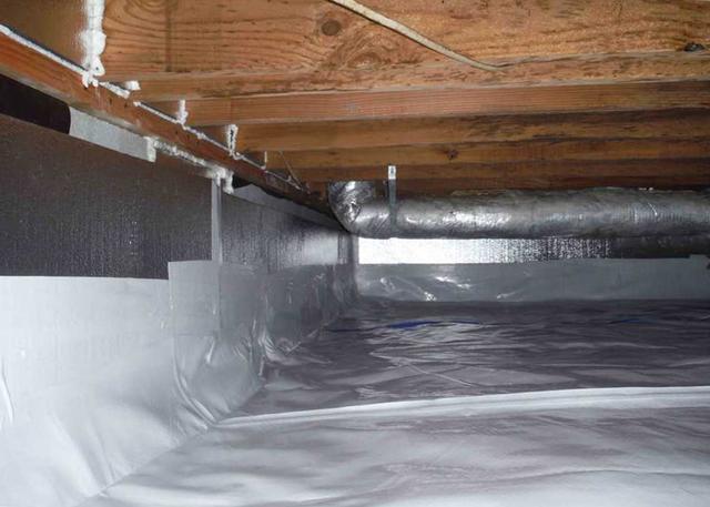 By sealing off the crawl space with the CleanSpace Encapsulation System we are able to reduce moisture and humidity in the crawl space.