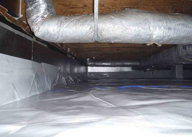 By installing the CleanSpace Encapsulation System we can seal out the winter drafts making for a lesser cold floor.