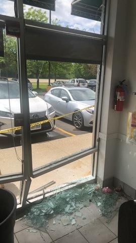 Boardup at a local Dry Cleaner